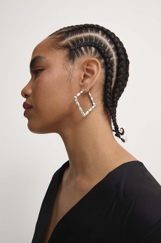 Náušnice Answear.LAB ostatné strieborná 548.wms