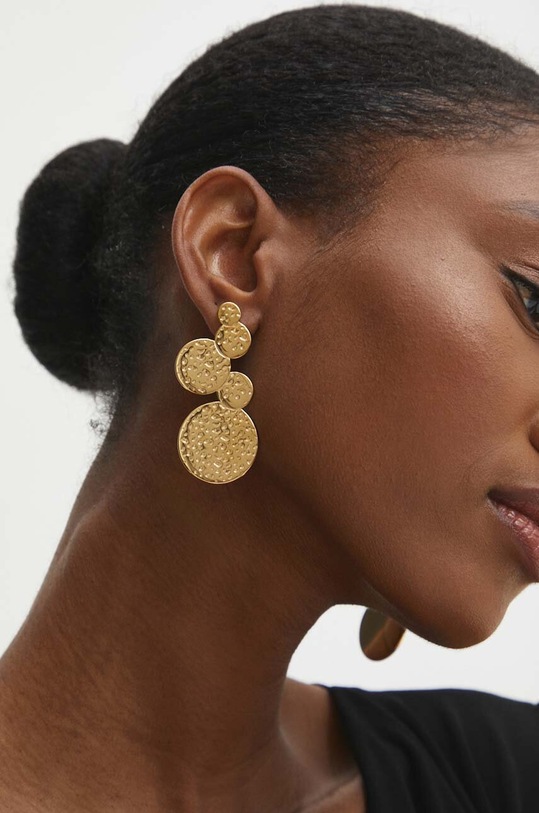 Náušnice Answear.LAB zlatá D1569A.hms