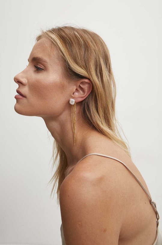 Náušnice Answear.LAB Dárkový box zlatá 00035.hms