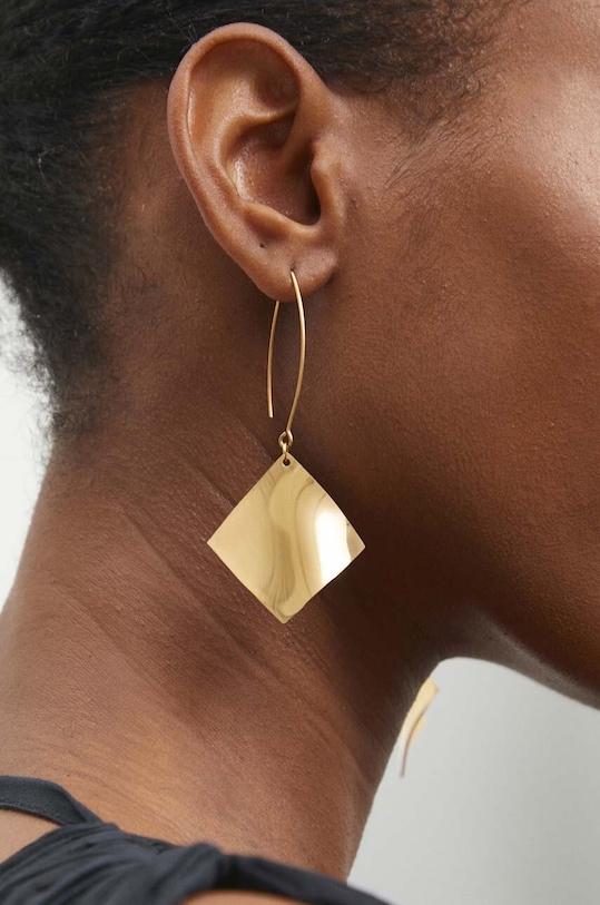 Náušnice Answear.LAB A5019260070E.hms zlatá