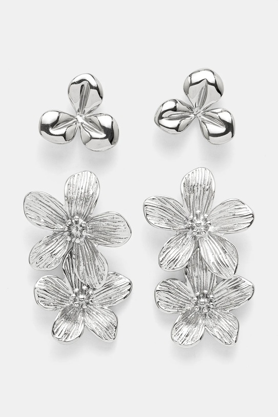 Náušnice Answear.LAB 2-pak strieborná 9277.CMS