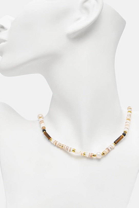 Akcesoria Answear.LAB naszyjnik i bransoletka 1025.CMS beżowy