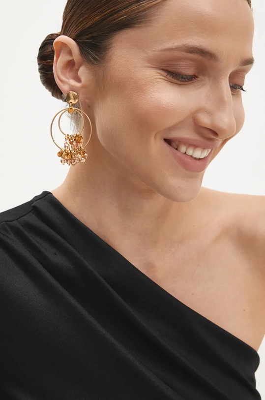 Náušnice Answear.LAB 08n.iw zlatá