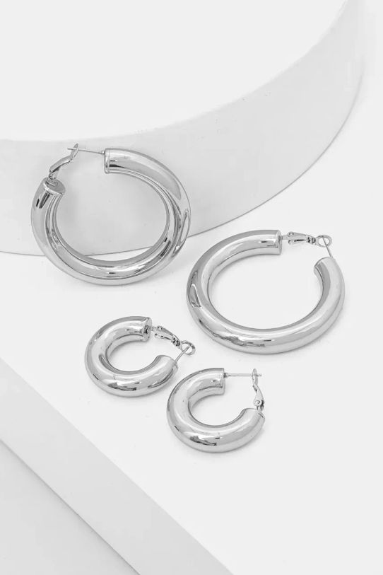 Answear.LAB kolczyki 2-pack Gift Box srebrny 66.700.800.ios