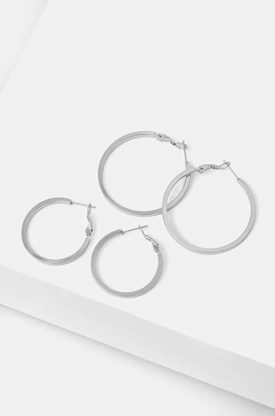 Сережки Answear.LAB 2-pack 2 шт срібний 666.500.ios