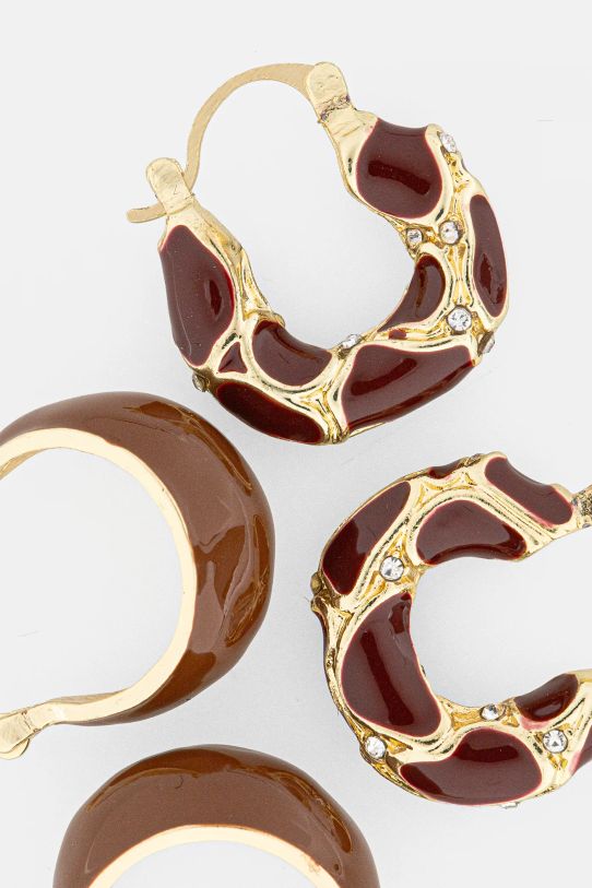 Náušnice Answear.LAB 2-pack 1075.CMS zlatá WZ24