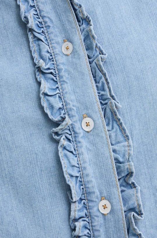 Answear Lab cămașă din denim albastru C10458.HWK