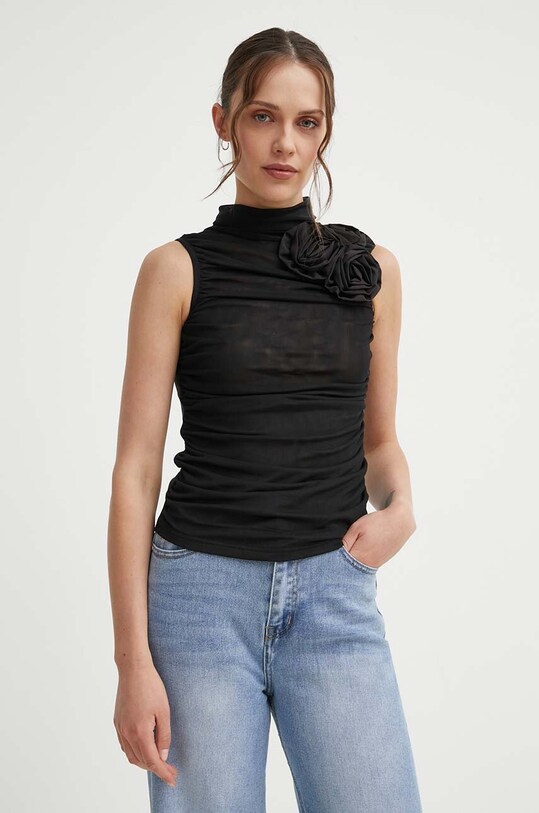 Answear Lab top negru JIC19706.HWK