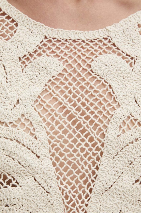 Answear Lab bluzka bawełniana 4457.HWK beżowy