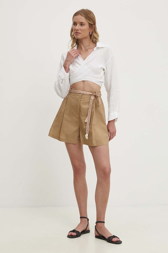 Bavlnená blúzka Answear.LAB CBCM1413BCO.iw biela WZ24