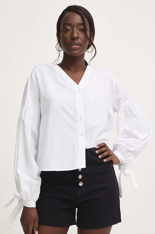 Answear Lab bluzka bawełniana bawełna biały 6760.HWK