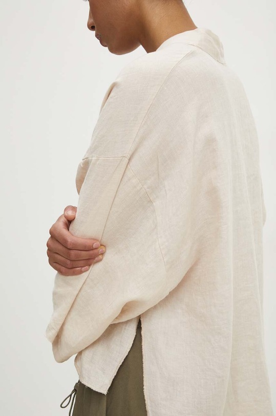 Λευκή μπλούζα Answear.LAB 33530.th μπεζ