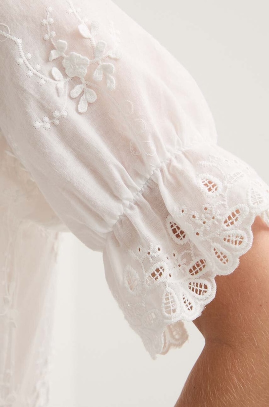 Answear.LAB blúz pamutból ch954.fh fehér