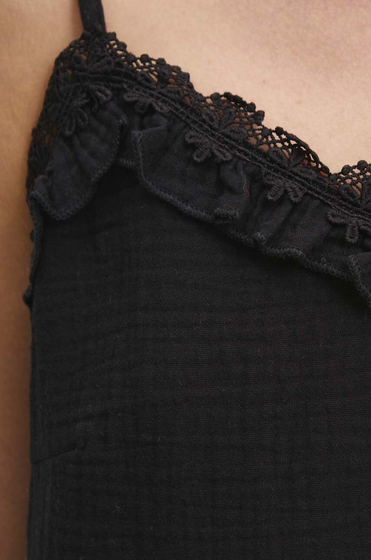 Bavlněný top Answear.LAB a211.FKK černá