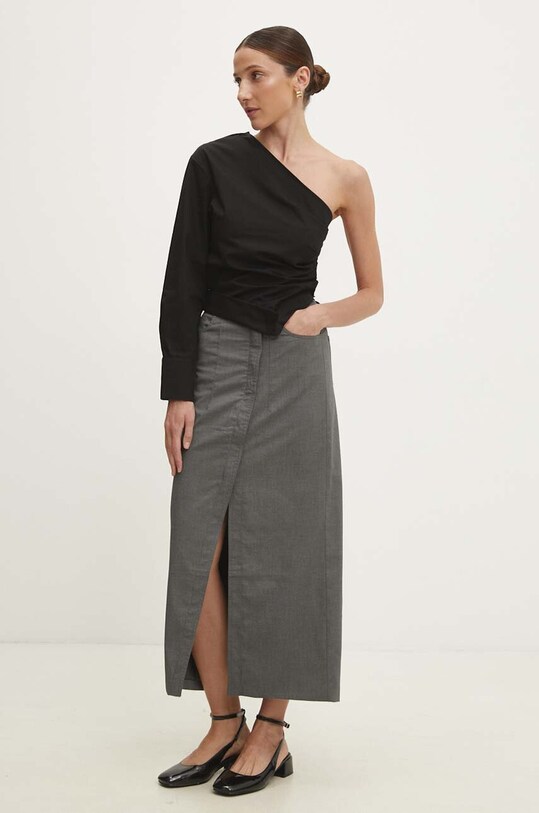 Answear Lab bluza din bumbac 2421.tjs negru WZ24