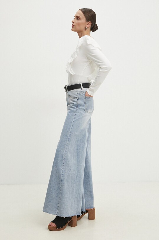Answear Lab bluza v6999.wms alb WZ24