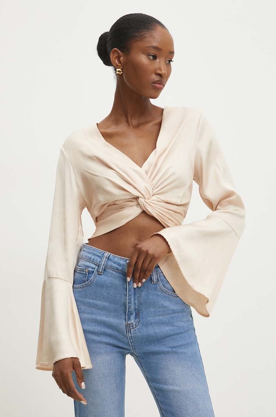 Answear.LAB camicetta slim beige 92317.IJS