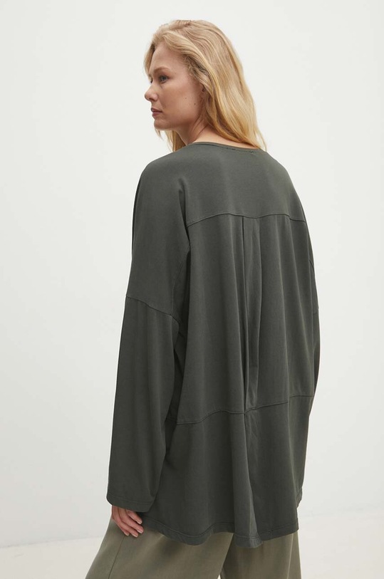 Odzież Answear Lab bluzka bawełniana 1481.TMS zielony