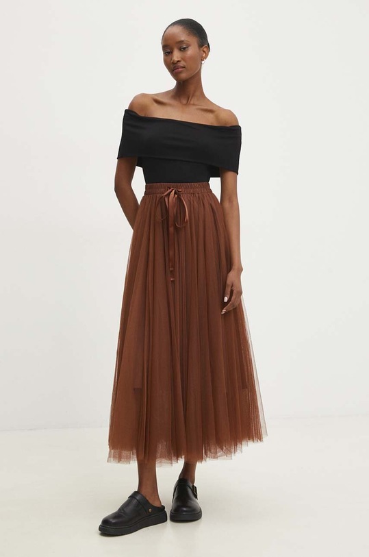 Answear Lab bluzka WZ24.BDD03C.th czarny WZ24