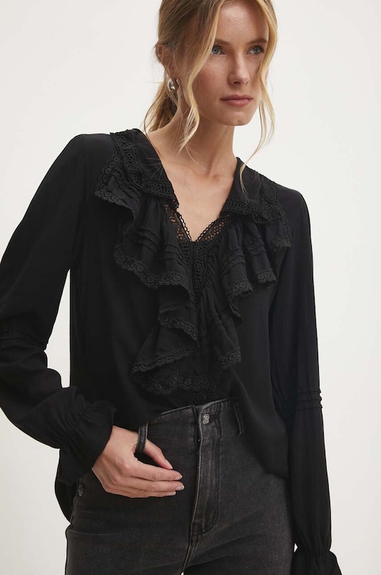 Answear Lab bluza ESQ.BDD03O.TJS negru WZ24