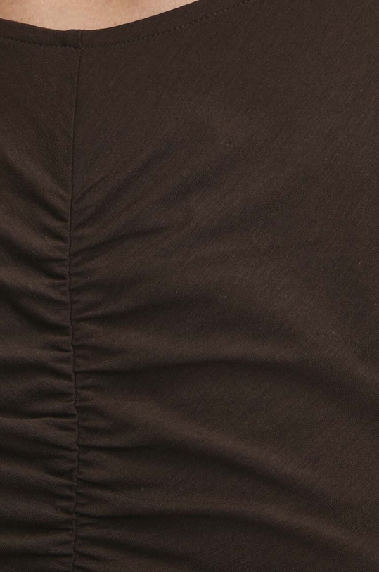 Answear Lab longsleeve ZBDD03S.TJS brązowy