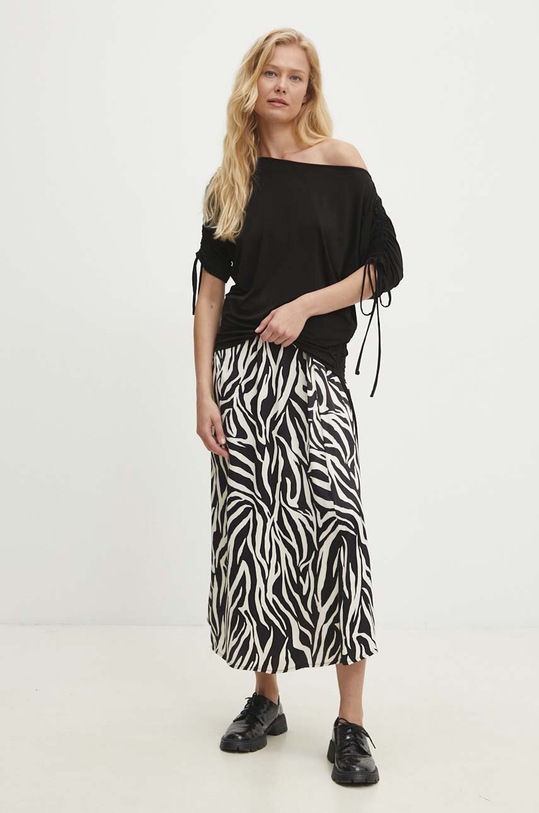 Answear.LAB bluzka mlc.bdd03t.tjs czarny WZ24