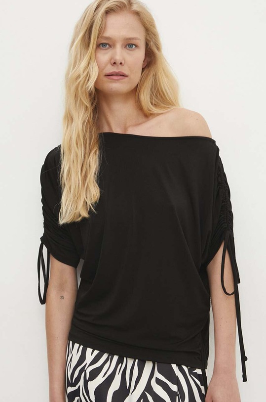 Answear.LAB bluzka czarny mlc.bdd03t.tjs