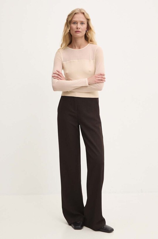 Îmbrăcăminte Answear Lab longsleeve hs8581.fh bej