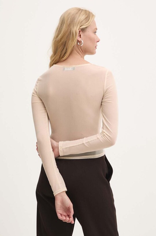 Answear Lab longsleeve bej hs8581.fh