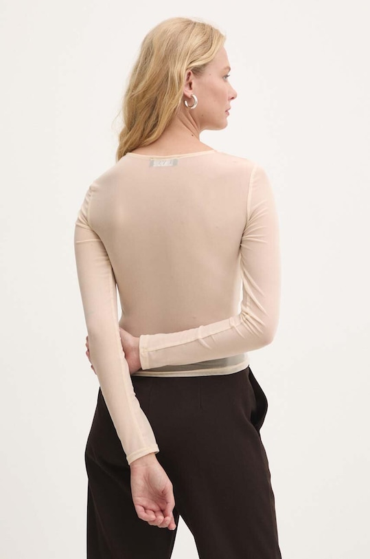 Answear Lab longsleeve bej hs8581.fh