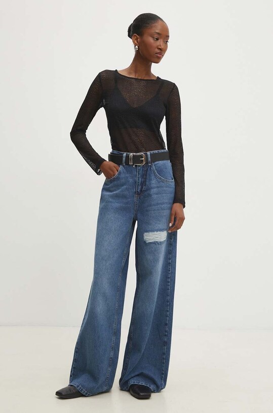 Îmbrăcăminte Answear Lab longsleeve 8200.2.fh negru