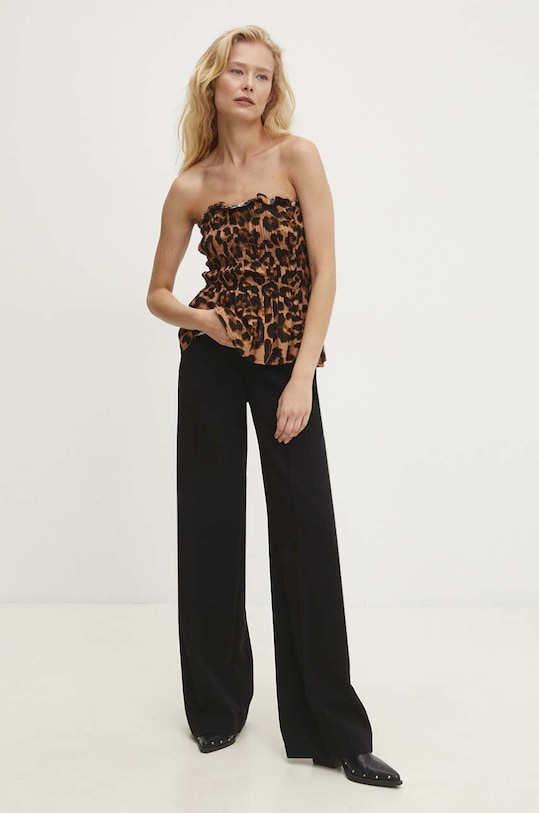 Answear.LAB bluzka 6280.fh brązowy WZ24