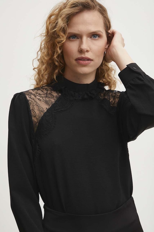 Блузка Answear.LAB casual чорний 8198.fh