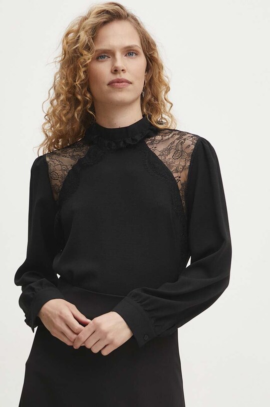 Answear Lab bluza negru 8198.fh