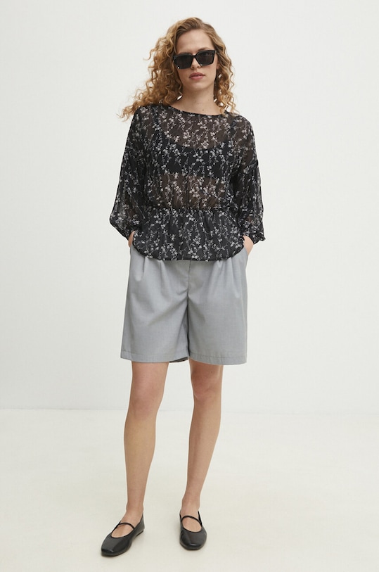 Answear Lab bluza DD1034.hh negru WZ24