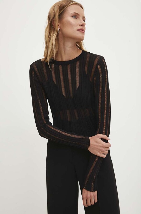 Answear Lab bluza uni negru L1179.1.hms