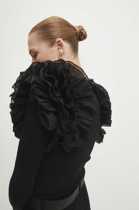 Answear Lab bluza uni negru K230.hms