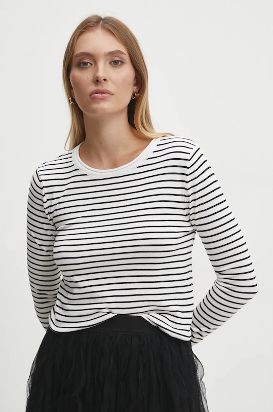 Μπλουζάκι Answear.LAB λευκό tt3773.tos