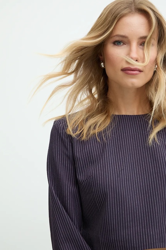 Блузка Answear.LAB фиолетовой W24W.LF.071491.tos