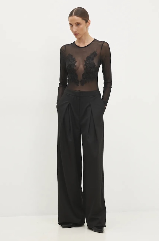 Answear.LAB bluzka Z8668.HLK czarny WZ24