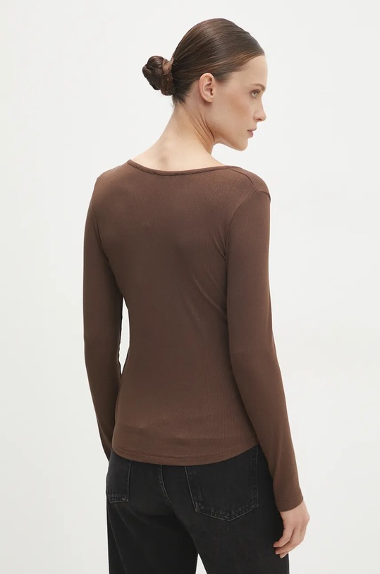 Îmbrăcăminte Answear Lab longsleeve Y088.hms maro