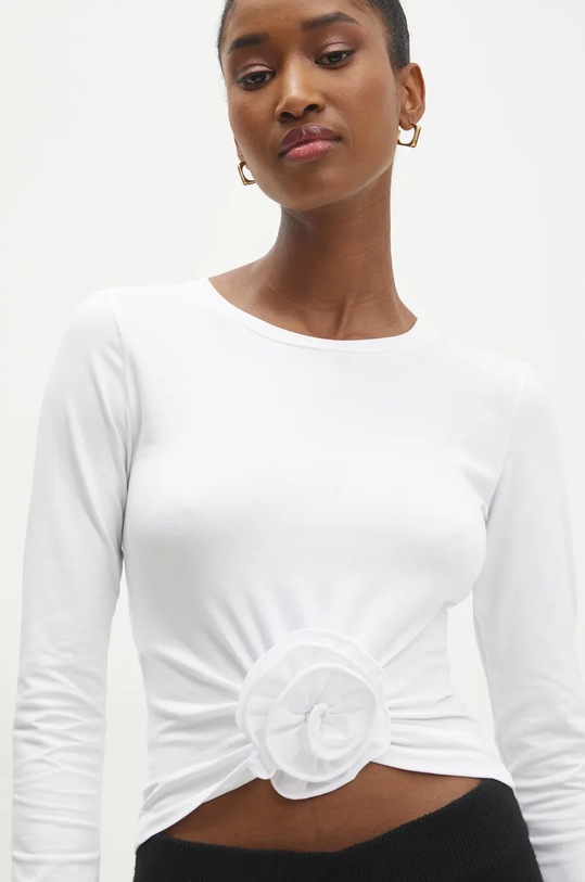 Halenka Answear.LAB slim bílá LD1407.HWK