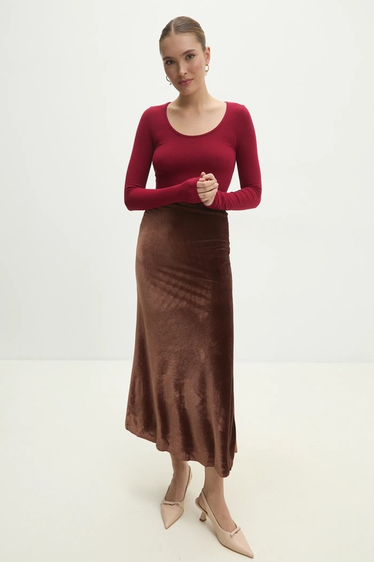 Лонгслив Answear.LAB b363.ios красный WZ24