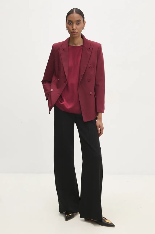 Blúzka Answear.LAB ms2003.ios červená WZ24