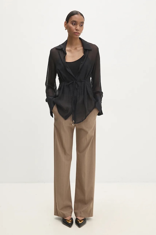 Answear.LAB koszula s926185230.ims czarny WZ24