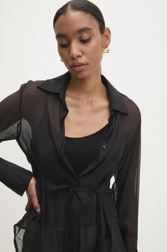 Сорочка Answear.LAB чорний s926185230.ims