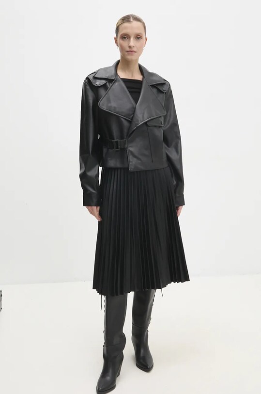 Answear Lab bluza LC240150.hms negru WZ24