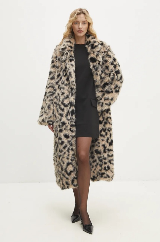 Answear.LAB płaszcz LD047.hos beżowy WW25