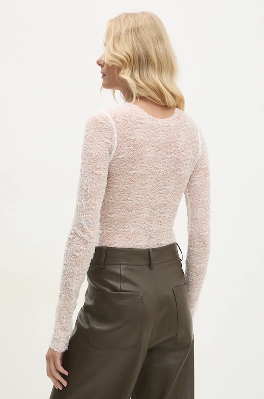 Oblečenie Body Answear.LAB v7596.ios biela