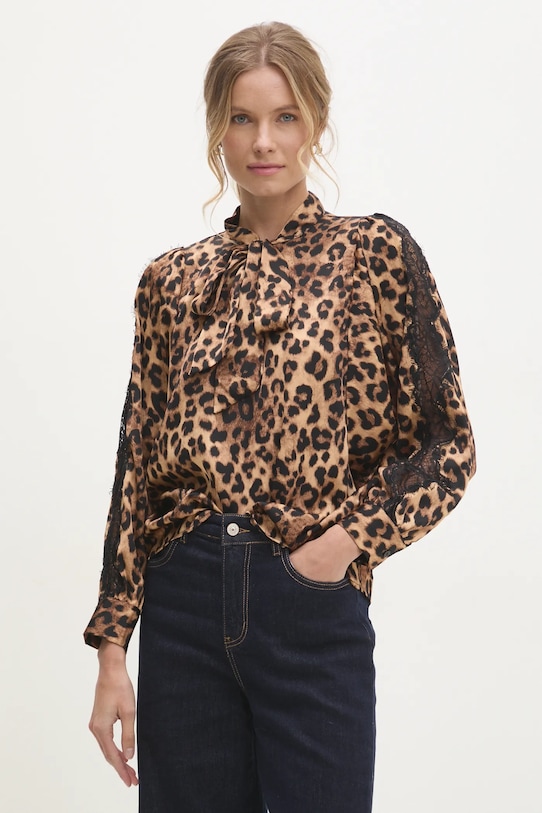 Блузка Answear.LAB коричневий 23230nt.fos